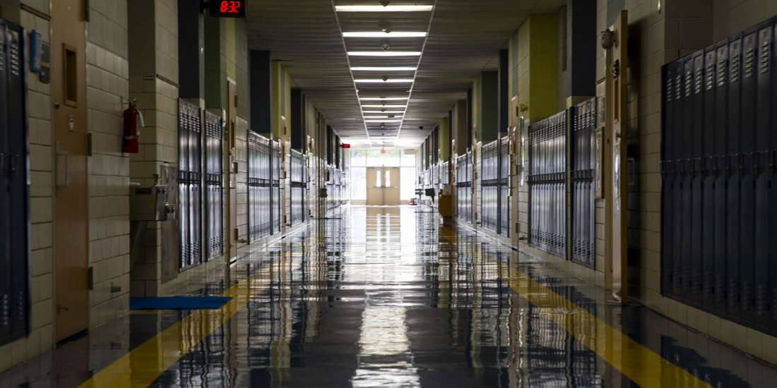 North Texas Elementary Hallway